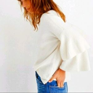 Madewell Tier-Sleeve Pullover Sweater